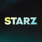 The Starz logo features the word "STARZ" in white capital letters centered on a black background. The alternative text description for this image could be "The Starz logo, consisting of the word 'STARZ' in white capital letters on a black background."